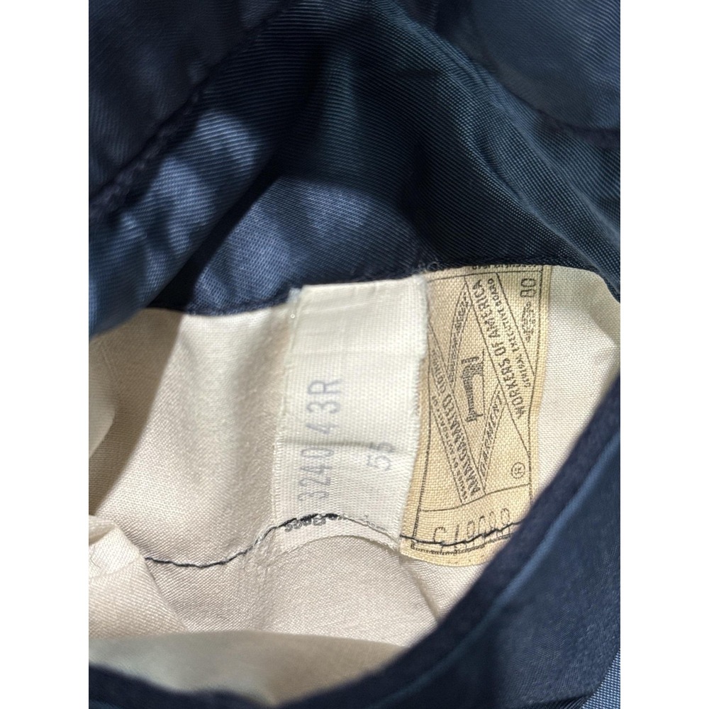 Vintage Brooks Brothers Blazer Mens 44 Blue Wool 346 Gold Buttons Patch Pockets - Picture 7 of 15